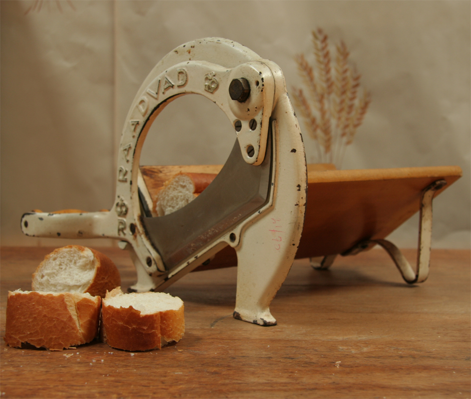 European Bread Slicers Haunt Antiques for the Modern Interior
